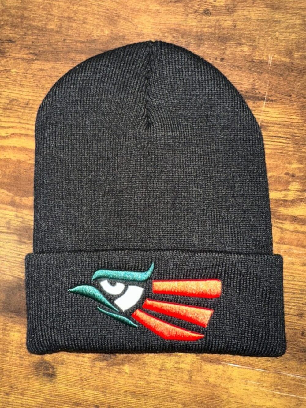 Mexico Eagle ("Águila") Embroidered Cuffed Beanie - [OSFA]